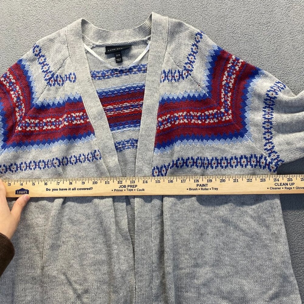 Lane Bryant Plus Size 22/24 Open Front Cozy Winter Christmas Sweater Shirt Top - Picture 4 of 8